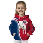 custom liberty flames peeking snoopy red hoodie best selling