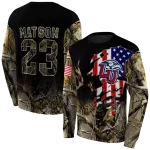 custom liberty flames tree camo hoodie best selling