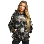 custom louisiana monroe warhawks camo skull hoodie best selling