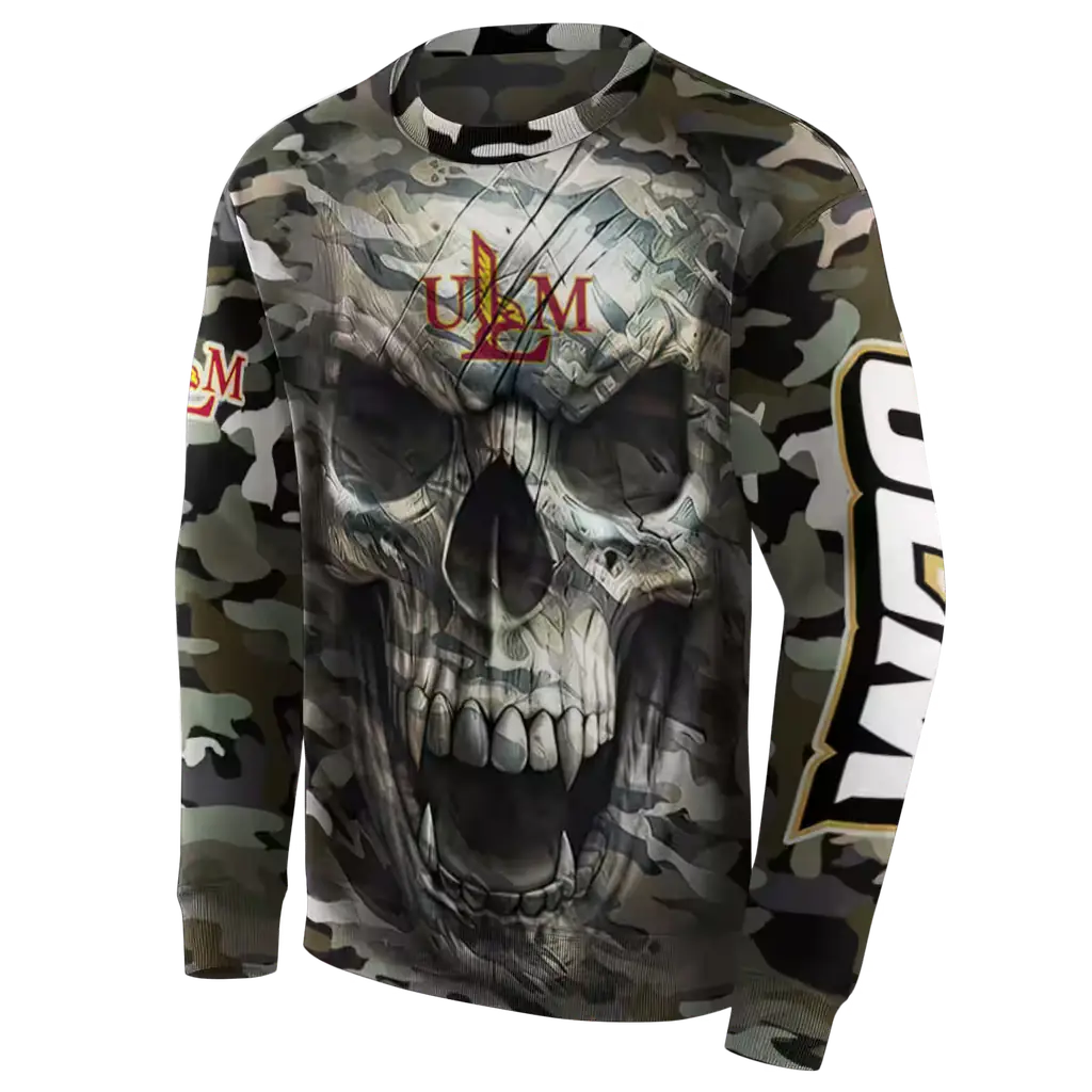 custom louisiana monroe warhawks camo skull hoodie new arrival custom louisiana monroe warhawks camo skull hoodie new arrival