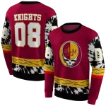 custom louisiana monroe warhawks grateful vibes red hoodie best selling