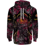 custom louisiana monroe warhawks hunting theme red black hoodie best selling
