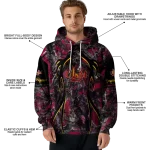 custom louisiana monroe warhawks hunting theme red black hoodie best selling