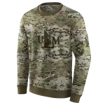 custom louisiana monroe warhawks military style hoodie best selling