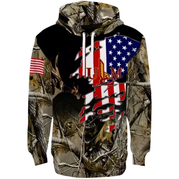 custom louisiana monroe warhawks tree camo hoodie best selling