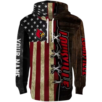custom louisville cardinals american pride hoodie best selling