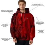 custom louisville cardinals deer silhouette red hoodie best selling
