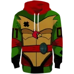 custom louisville cardinals superhero armor red green hoodie best selling