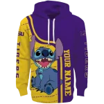 custom lsu tigers stitch purple hoodie best selling