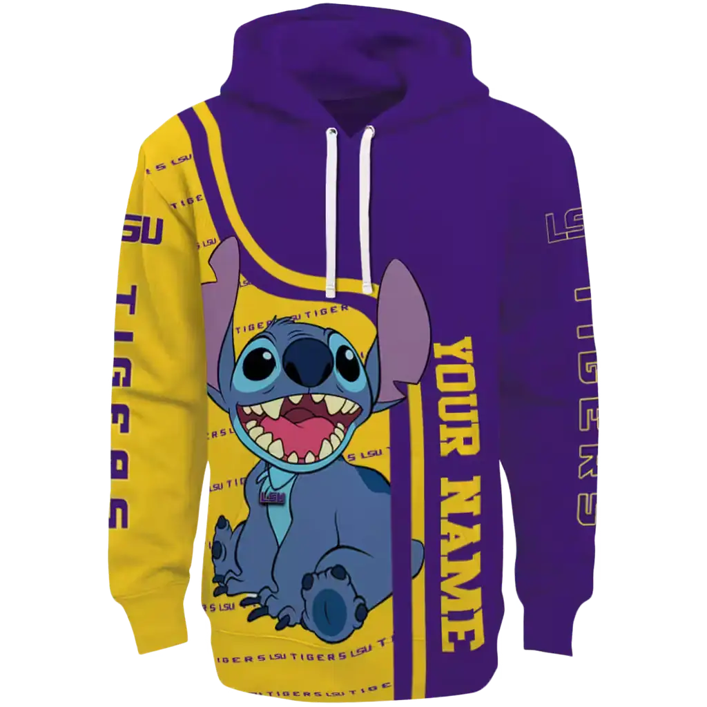 custom lsu tigers stitch purple hoodie best selling custom lsu tigers stitch purple hoodie best selling