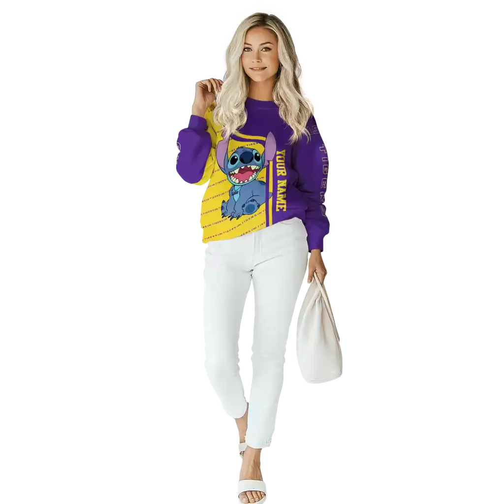 custom lsu tigers stitch purple hoodie trendy custom lsu tigers stitch purple hoodie trendy