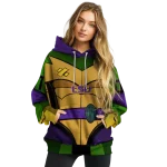custom lsu tigers superhero armor purple green hoodie best selling
