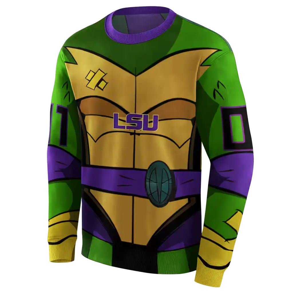 custom lsu tigers superhero armor purple green hoodie new arrival custom lsu tigers superhero armor purple green hoodie new arrival