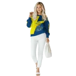 custom marquette golden eagles abstract shape blue hoodie best selling