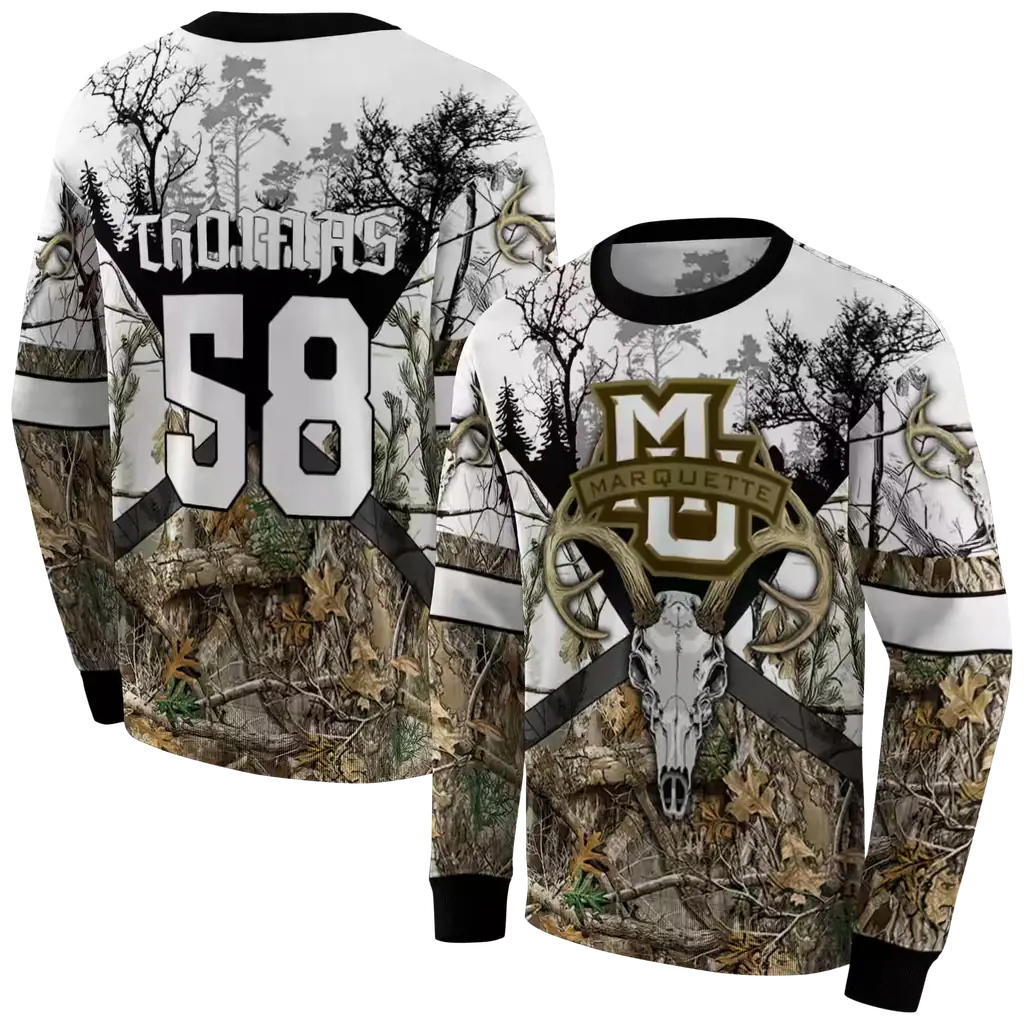 custom marquette golden eagles forest silhouette hoodie premium grade custom marquette golden eagles forest silhouette hoodie premium grade