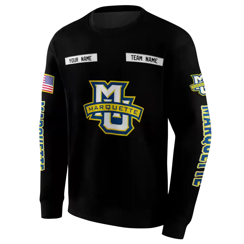 custom marquette golden eagles punisher skull black hoodie new arrival custom marquette golden eagles punisher skull black hoodie new arrival