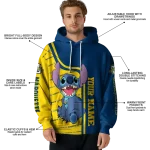 custom marquette golden eagles stitch blue hoodie best selling