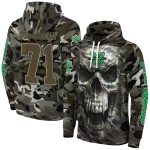 custom marshall thundering herd camo skull hoodie best selling
