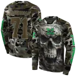 custom marshall thundering herd camo skull hoodie best selling