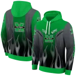 custom marshall thundering herd flame design green hoodie best selling