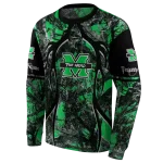 custom marshall thundering herd hunting theme green black hoodie best selling