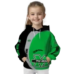 custom marshall thundering herd minimalist design green black hoodie best selling