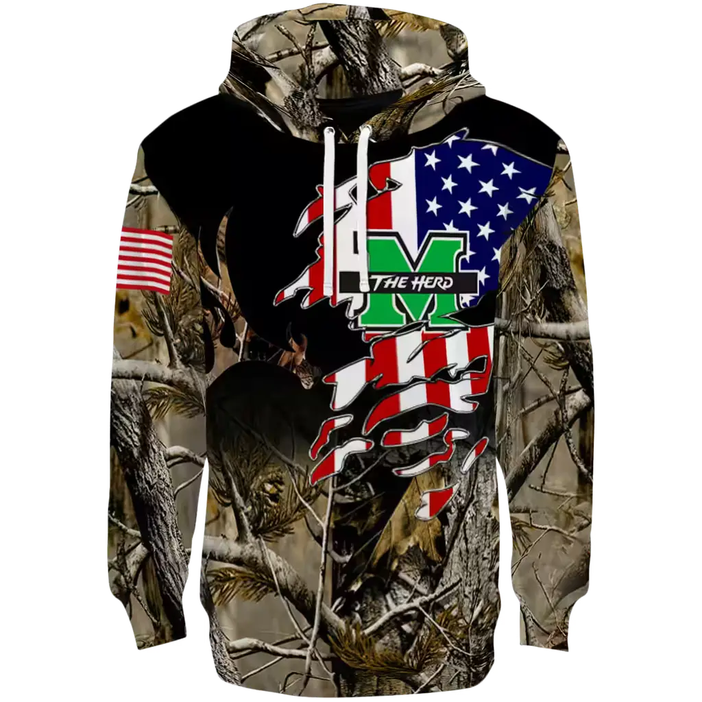 custom marshall thundering herd tree camo hoodie best selling custom marshall thundering herd tree camo hoodie best selling