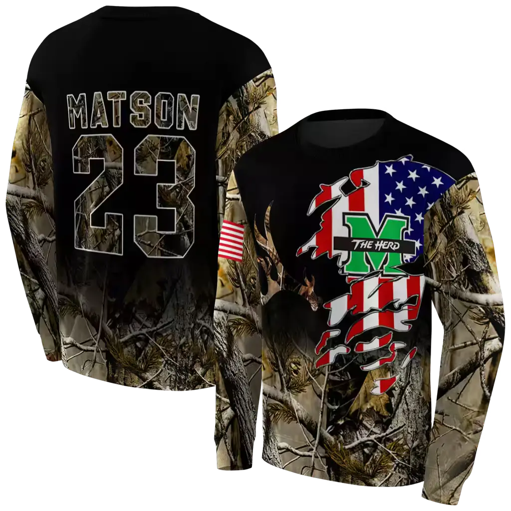 custom marshall thundering herd tree camo hoodie premium grade custom marshall thundering herd tree camo hoodie premium grade