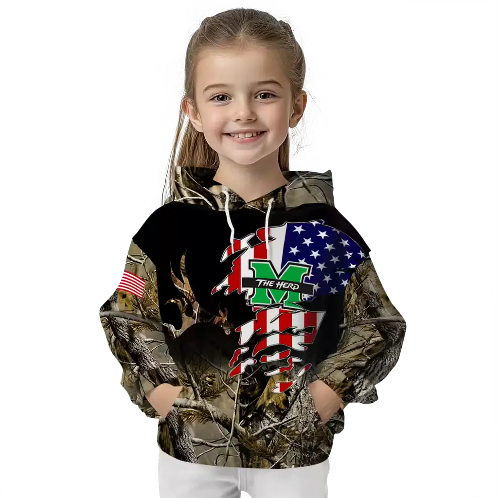 custom marshall thundering herd tree camo hoodie top rated custom marshall thundering herd tree camo hoodie top rated