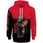 custom maryland terrapins baby groot red black hoodie best selling