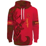 custom maryland terrapins deer silhouette red hoodie best selling