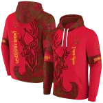 custom maryland terrapins deer silhouette red hoodie best selling