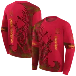 custom maryland terrapins deer silhouette red hoodie best selling