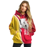 custom maryland terrapins peeking snoopy red hoodie best selling