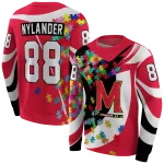 custom maryland terrapins puzzle pieces red hoodie best selling