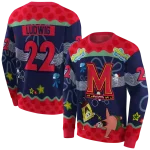 custom maryland terrapins spongebob patrick star red navy hoodie best selling