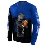 custom memphis tigers baby groot blue black hoodie best selling