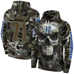 custom memphis tigers camo skull hoodie best selling