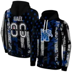 custom memphis tigers distressed flag blue black hoodie best selling