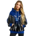 custom memphis tigers flame design blue hoodie best selling