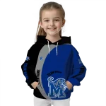 custom memphis tigers minimalist design blue black hoodie best selling