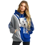 custom memphis tigers peeking snoopy blue hoodie best selling