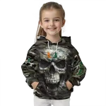custom miami hurricanes camo skull hoodie best selling