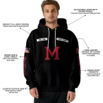custom miami redhawks punisher skull black hoodie best selling