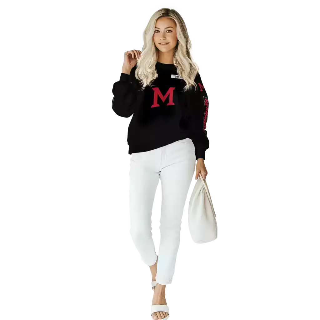 custom miami redhawks punisher skull black hoodie trendy custom miami redhawks punisher skull black hoodie trendy