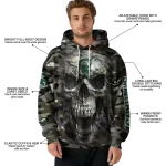 custom michigan state spartans camo skull hoodie best selling