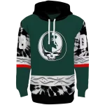 custom michigan state spartans grateful vibes green hoodie best selling