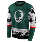 custom michigan state spartans grateful vibes green hoodie best selling