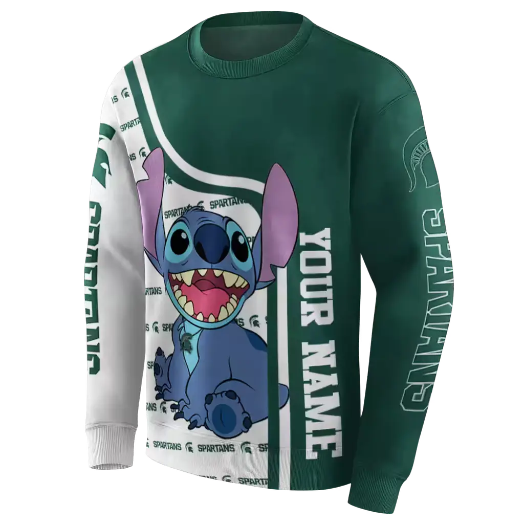 custom michigan state spartans stitch green hoodie new arrival custom michigan state spartans stitch green hoodie new arrival