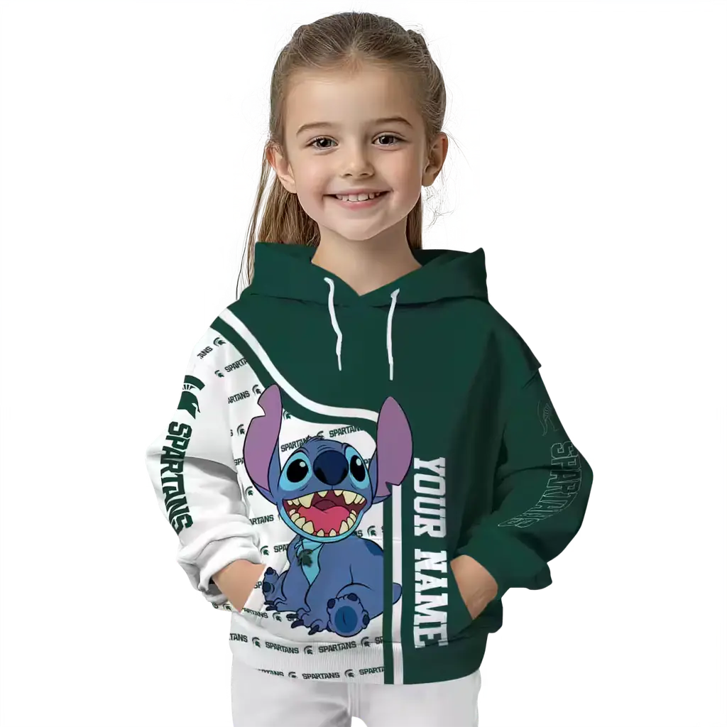 custom michigan state spartans stitch green hoodie top rated custom michigan state spartans stitch green hoodie top rated